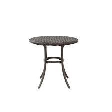 Thus, for 18 inches in centimeter we get 45.72 cm. Hampton Bay Mix And Match 18 Inch Round Metal Patio Accent Table In Brown The Home Depot Canada