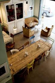 Love The Rustic Community Table Love The Soft Seating Area Coffee Shop Decor Coffee Shops Interior Cafe Interior