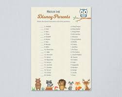 Instantly play online for free, no downloading needed! Disney Parent Match Game Printable Baby Shower Games Match Etsy