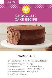 Chocolate Cake Recipe Recipe Cake Recipes Chocolate Cake Recipe Tart Baking