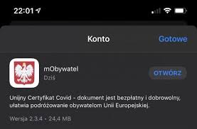W polsce unijny certyfikat covid ważny jest rok od momentu przyjęcia pełnej dawki szczepienia, w przypadku ozdrowieńców do 180. Unijny Certyfikat Covid Juz W Aplikacji Mobywatel Imagazine