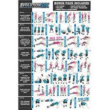 fitnus chart flip chart 12 posters in 1 book fit workout