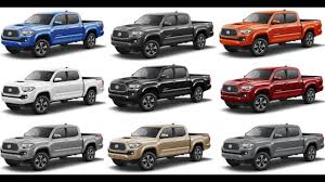 Voodoo blue barcelona red metallic quicksand magnetic grey metallic cavalry blue cement super white silver sky metallic and midnight black metallic. The Many Colors Of The 3rd Gen Tacoma Youtube