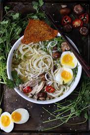 Chicken Ramen Noodle Soup Crispy Chicken Skins And Cilantro Recipe Healthy Soup Recipes Ramen Noodles Healthy Chicken Recipes