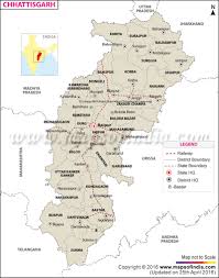 Chhattisgarh Rail Network Map