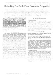 Check spelling or type a new query. Pdf Debunking Flat Earth From Geomatics Perspective