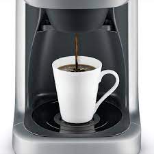 Choose between 'cups' for french press or filter and 'shots' for espresso to get the right dose for the coffee you're brewing. The Grind Control Coffee Machine Breville
