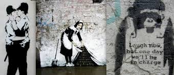Banksy began to gain widespread notoriety around 2003. Banksy Graffiti Is Art