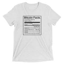 Bitcoin can't technically be stored anywhere except coin wallets. Bitcoin Nutrition Facts Crypto Tee Shirt Origin Cloth