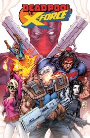 Deadpool Vs X Force 1 Cover Shane Davis Jpg 867 1319 Deadpool Marvel Deadpool Marvel Comics Deadpool