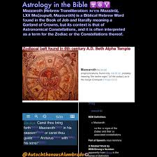 Mazzaroth Is A Hebrew Word For The 12 Signs Of The Zodiac Hebrew Words Astrology In The Bible Book Of Job