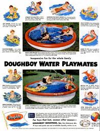 Vintage Kiddie Swimming Pools Inflatable Backyard Wading Pools For Children Click Americana