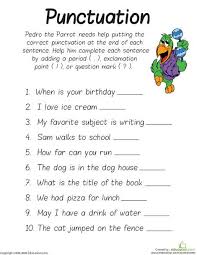 Proper Punctuation Worksheet Education Com Punctuation Worksheets Grammar And Punctuation Teaching Writing