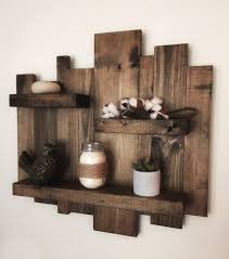 Floating Pallet Shelves Rustic Wall Shelves Wooden Pallet Projects Diy Pallet Furniture
