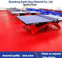 Virgin PVC Indoor Sports Floor for Pickleball Table Tennis Gym Flooring Mat