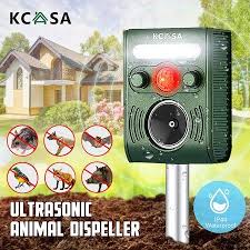 One of the big draws to ultrasonic pest repellers is the perception of being more humane than other options. 1 2pcs Kcasa Solar Battery Powered Ultrasonic Oudoor Pest And Animal Repeller Waterproof Pest And Animal Control Motion Detection Rodent Raccoon Deer Birds In 2021 Animal Control Cat Repellant Rodents