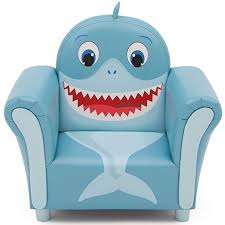 Amazon Com Delta Children Cozy Children S Chair Fun Animal Character Blue Shark Baby Childrens Chairs Delta Children Blue Shark