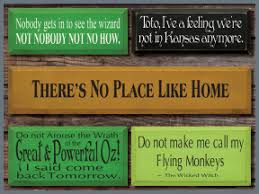 No place like home gifts and tees. Wooden Signs Famous Quotes Wizard Of Oz Signs Sawdust City Llc