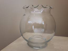 Vintage Indiana Glass Ruffled Top Round
