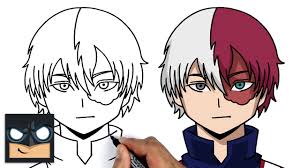 Hero noteмоя геройская академия 2: How To Draw Shoto Todoroki My Hero Academia Step By Step Anime Drawing Tutorial For Beginners Youtube
