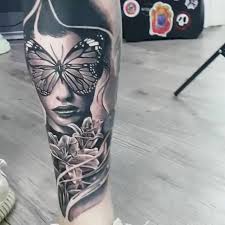 Best Black And Grey Realism Tattoo Artists Uk Stunning Butterfly Lady Black And Grey Realism Tattoo By Pedrovandiesel From Blackpool Uk Realist Tattoo Tattoos Neo Traditional Tattoo