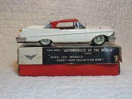 Vintage Tin Bandai Friction 1960 Chrysler Imperial 2 Dr W Box Toy Car 778 Japan Toy Car Toys Tin Toys