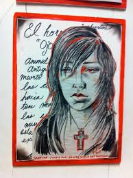 Weekly artist series: Week 9 Part 3 of 3 SUE COE: Portrait of Truth. Who do  you celebrate? I celebrate Sabrina.