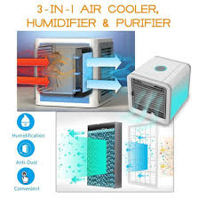 Once turned on, the water reservoir produces moist air. China Usb Arctic Air Cooler Fan Portable Desk Fan Mini Air Conditioner China Usb Fan And Portable Fan Price