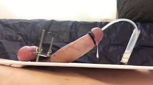 E-stim Orgasm Cum Collection Urethra Tubing 0 24: Gay Man Porn