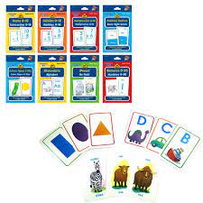 How do you want to study today? 8 Early Learning Flash Cards English Spanish Math Colors Shapes Alphabet School Walmart Com