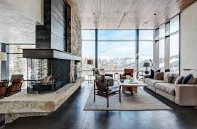 30 Rustic Living Room Ideas For A Cozy Organic Home Modern Rustic Living Room Modern Mountain Home Interior Architecture Design