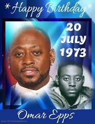 HAPPY 49th BIRTHDAY Omar Hashim Epps, actor, rapper, songwriter, and record  producer. His film roles include Juice, Higher Learning, The Wood, In Too  Deep, and Love and Basketball. His television work includes