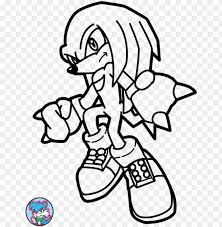Speed drawing sonic mania plus (mighty and ray). Sonic The Hedgehog Coloring Pages Knuckles Png Image With Transparent Background Toppng