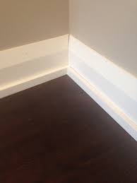 This type of molding is perfect for dining rooms of any size, and can be painted to fit your desired color scheme. Baseboards Instead Of Quarter Round