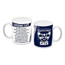 All you need to do now is just add. Geelong Cats Team Logo Song Coffee Mug Footy Focus