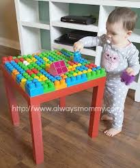 Diy Mega Blocks Play Table Toddler Play Table Diy Preschool Play Table