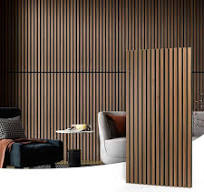 Akupanel Alternatives Revestimiento de media pared interior Paneles de  madera acústica con listones 3D para paredes interiores