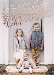 Swooping Christmas Pines Foil Pressed Holiday Photo Card By Minted Artist Alethea And Ruth Holiday Photo Cards Minted Holiday Cards Holiday Card Collection