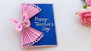 This video shows how to make teacher's day greeting card. Diy Teacher S Day Card Handmade Teachers Day Card Making Idea Youtube