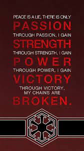 Beautiful Sith Creed In 2020 Star Wars Decal Star Wars Sith Star Wars Villains