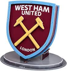 In july 2014, a prototype logo was posted on the official website, in four colourways. Foco Football Team Pzlz 3d Logo Building Kit West Ham United Fc Amazon Co Uk Sports Outdoors