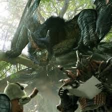 nargacuga from monster hunter dark values natural on the forest floor and light values for sun form the canopy モンハン モンスター モンスターハンター ナルガクルガ