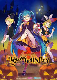 halloween party 初音ミク 可愛い カワイイアニメ ハロウィン ミク
