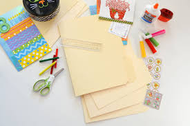 How To Decorate File Folders File Folder Homework Desk