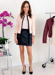 A Z Trend Guide Quilted Pink Leather Jacket Trend Guide Leather Skirt