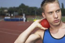 A discus is an implement in the shape of a plate, that the athlete has to throw as far as they can. Shot Put Discus Workouts Track Workout Shot Put Track And Field