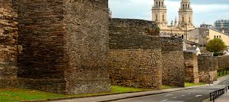 The ancient city of lugo spain is the only city in the world to be surrounded by a completely intact roman wall. Lugo City Walls In Lugo Spain Info In English