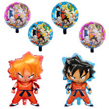Check spelling or type a new query. 6 Pcs Dragon Ball Z Balloons Birthday Celebration Foil Balloon Set Dbz Super Saiyan Goku Gohan Character Party Decorations