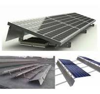 Flat Roofing Solar Panel Mounts - Ballasted Aluminum Racking