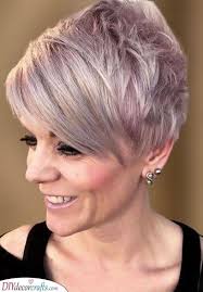 Not only will your hair have a chance to get long and healthy again cutting hair to only an inch long all over will make it easy to create this spiky texture. Short Haircuts For Women Over 50 Short Hairstyles For Older Women